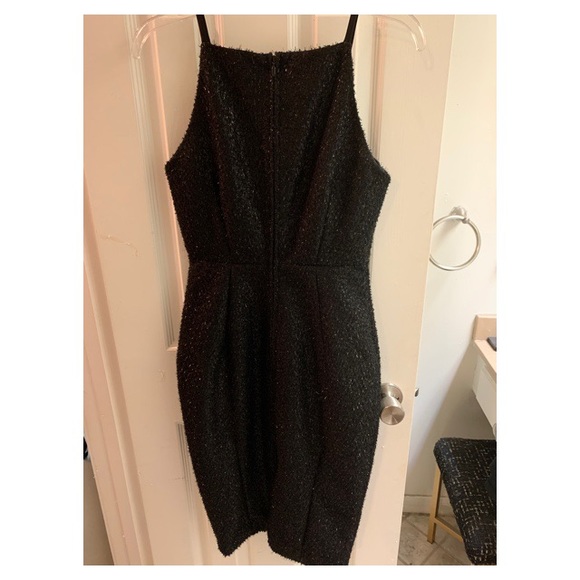 H&M BNWT Sparkly Black Party Dress Size 6 - Picture 4 of 5